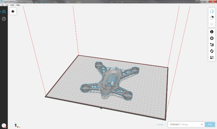 GrabCAD Print allows designers to convert CAD files and send to printer.