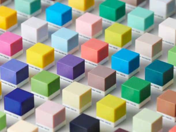 polyjet full color printed cubes