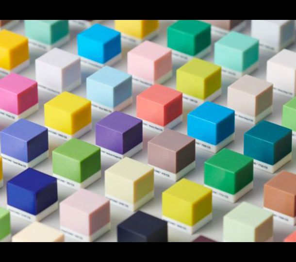 polyjet full color printed cubes