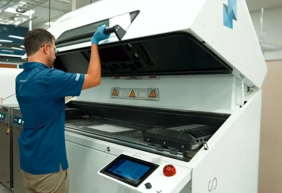technician-operating-powder-bed-fusion-3d-printer