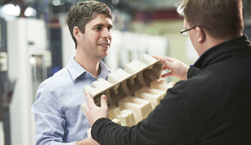 paper pulp molding for packaging using FDM 3D printing