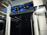 Stratasys F3300 FDM 3D Printer build chamber close up