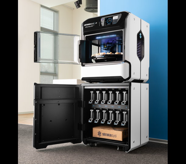 J5 DentaJet open cabinets.