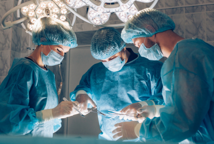 doctors in operation.