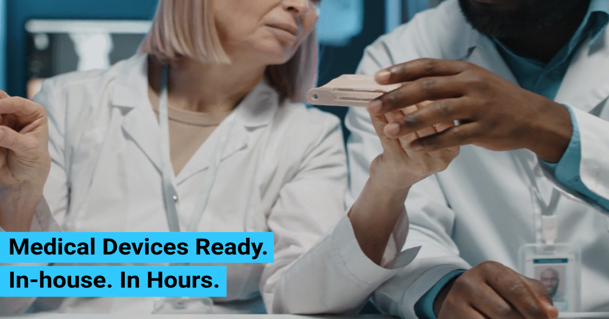 Medical Device 3D printed using Stratsys PolyJet Technology