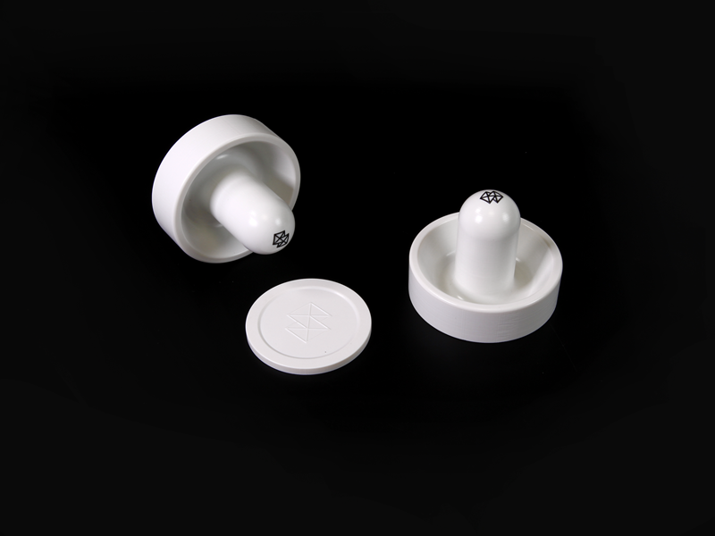 Air Hockey Mallet 3D printed with Stratasys ToughONE Polyjet Material