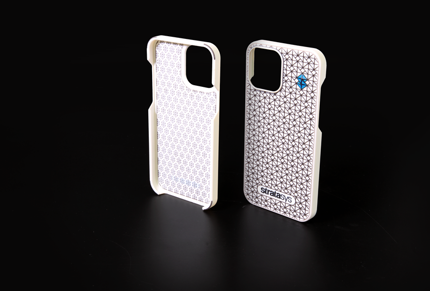 Cell phone case 3D printed with Stratasys ToughONE Polyjet Material