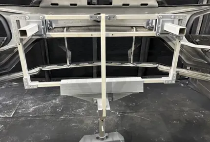 Automotive inspection fixture 3D printed with Stratasys F3300 FDM Printer