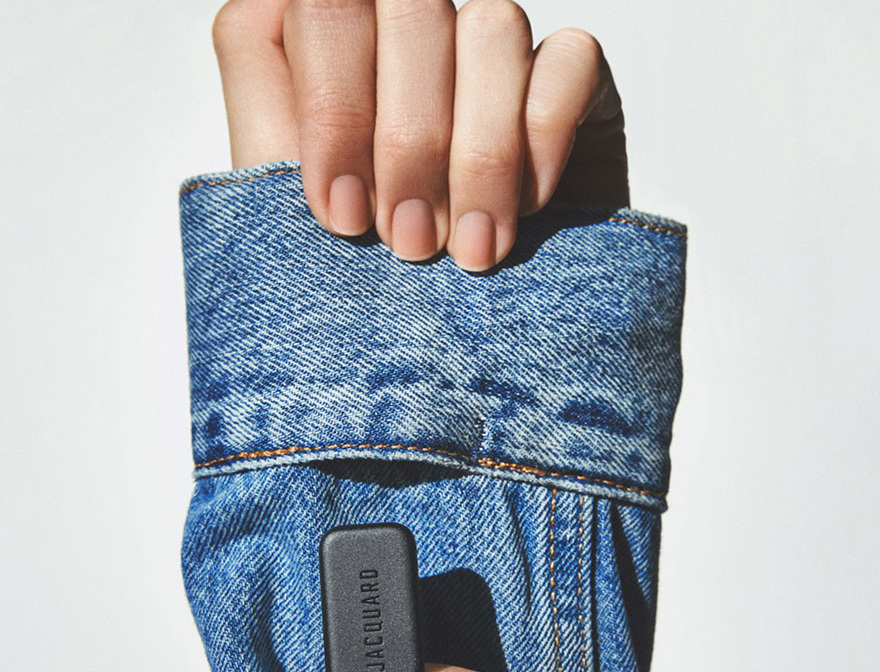 Google Jacquard hand feed.