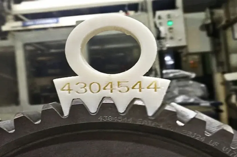gear teeth check tool in ABS thermoplastic