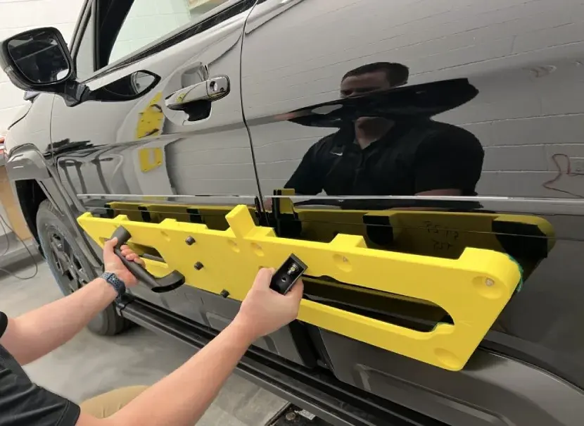 Stratasys FDM 3D printed fill tool for Subaru