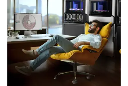 dental-lab-tech-relaxing-on-chair