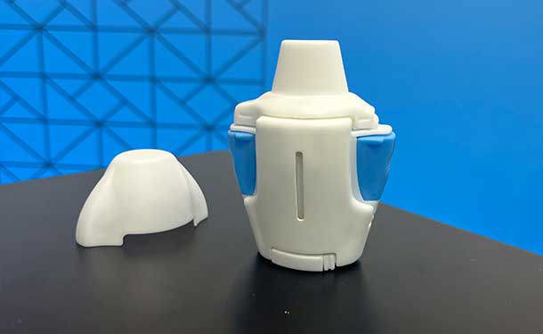3D Printed prototype of inhaler on display | Stratasys Direct