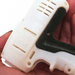 tab photopolymer overmold flexible agilus over rigid vero pj