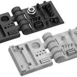 3D-printed SAF powder bed fusion PA12 part