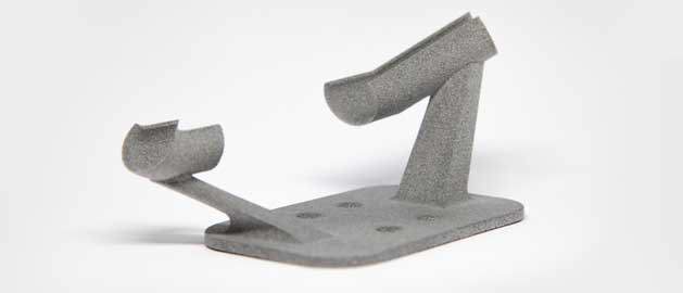 Nylon PA12 GF 3D Printed Pipe Holder | Stratasys Direct