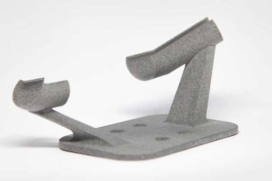 SAF Nylon PA12 GF Tubing Holder 3D Printed Part | Stratasys Direct