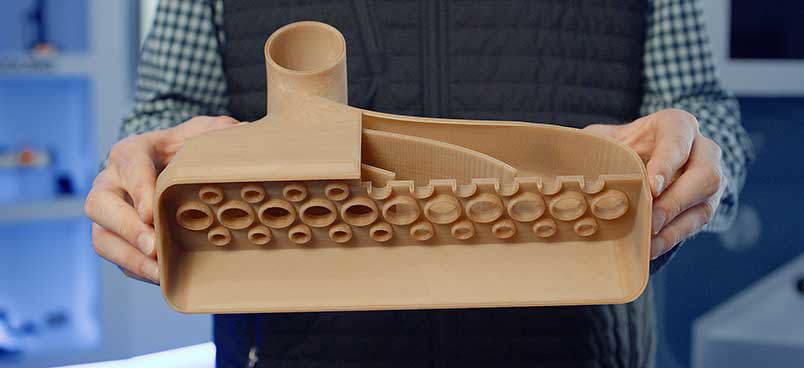 FDM Ultem 3D Printed Airplane Duct