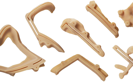 3D printed by Stratasys Direct surgical guides