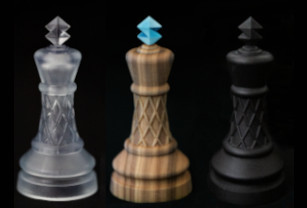 SLA PolyJet P3 3D Printed Chess Pieces | Stratasys Direct Webinar